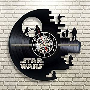 Vinyl Record Design Wall Clock