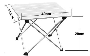 2017 New Portable Aluminium Alloy Table Outdoor