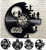 Vinyl Record Design Wall Clock