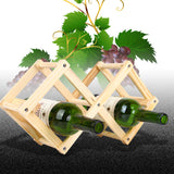 Classical Wooden Red Wine Rack