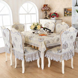 European type Lace floral home dinning