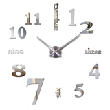 3d mirror clocks